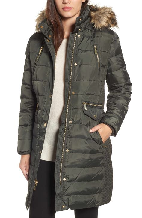 michael kors parka herren|Michael Kors ladies padded coats.